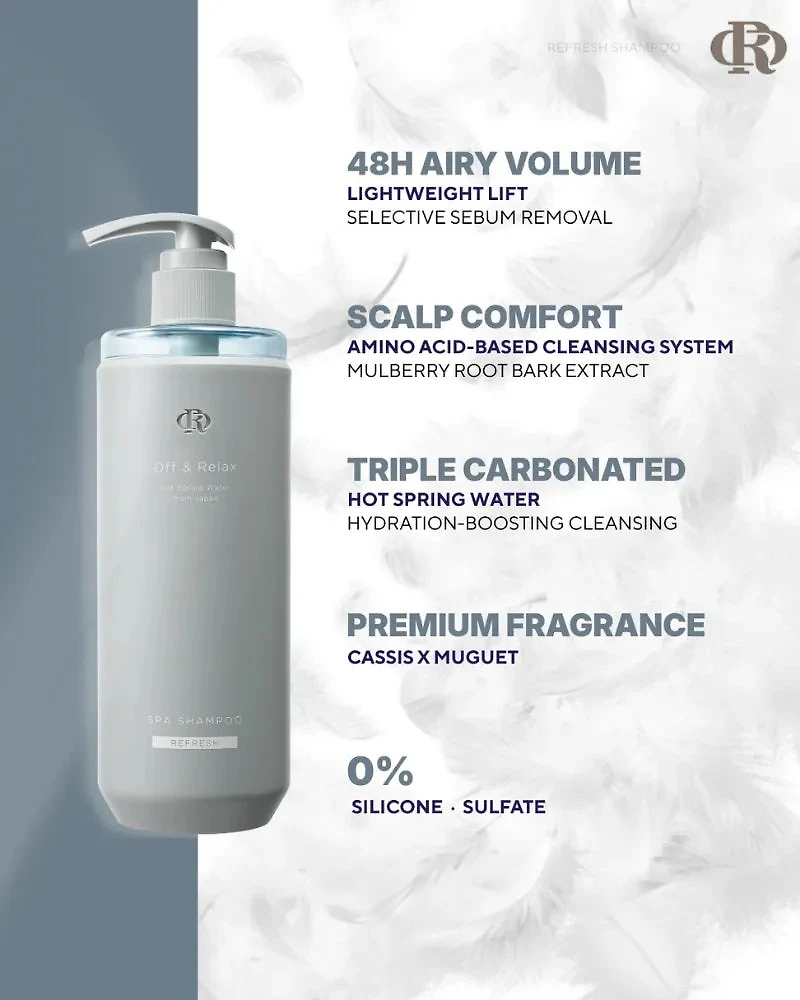 Shampoing spa rafraîchissant à l'eau de source chaude Off & Relax