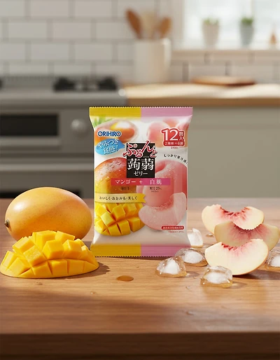 Gelée de mangue et de pêche Orihiro