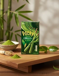 Pocky Two-Layered Matcha