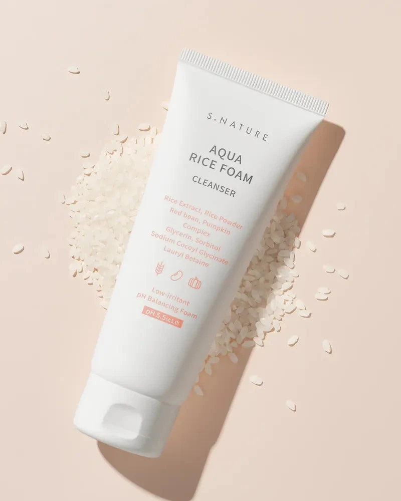 S.NATURE Aqua Rice Foam Cleanser