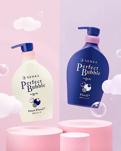 Shiseido Senka Perfect Bubble pour le corps | Douceur florale