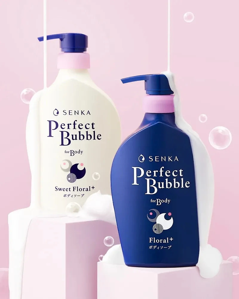 Shiseido Senka Perfect Bubble pour le corps | Douceur florale