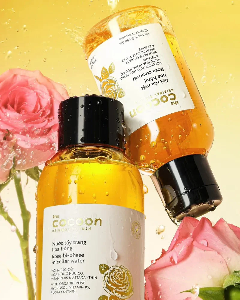 L'Eau Micellaire Biphasée Cocoon Rose