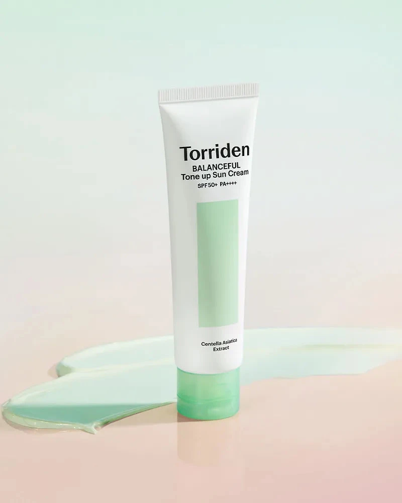 Crème solaire tonifiante Torriden Balanceful Cica SPF50+ PA++++