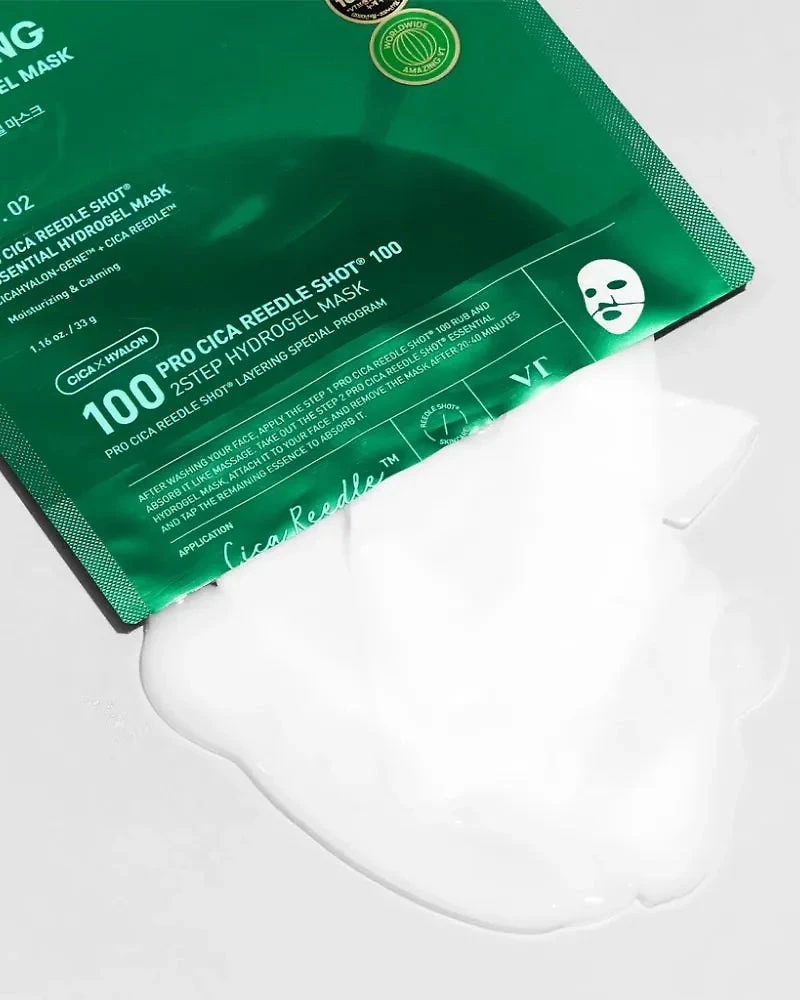 VT Pro Cica Reedle Shot 100 2Step Hydrogel Mask