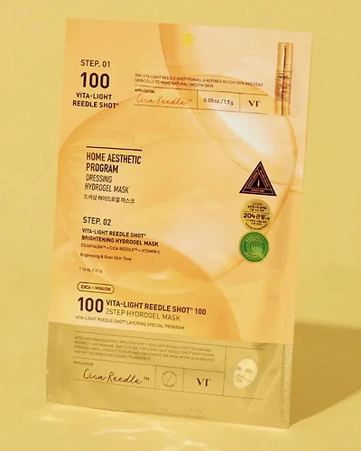 VT Vita-light Reedle Shot 100 2Step Hydrogel Mask