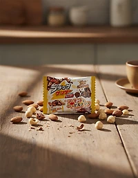 Mini-barre Yuraku Black Thunder aux amandes et noisettes