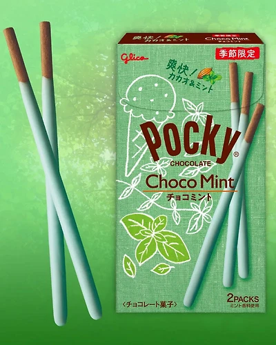 Pocky Choco Mint
