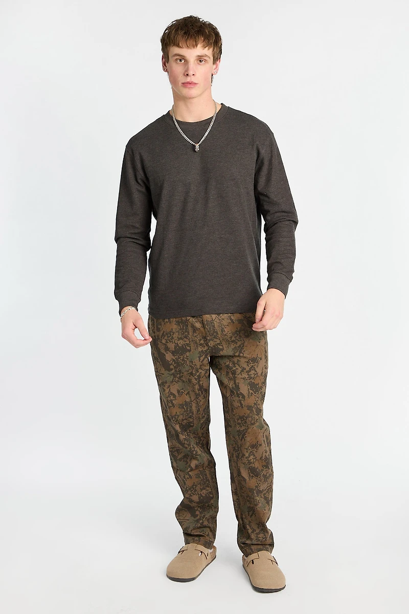 Relaxed Twill Pants