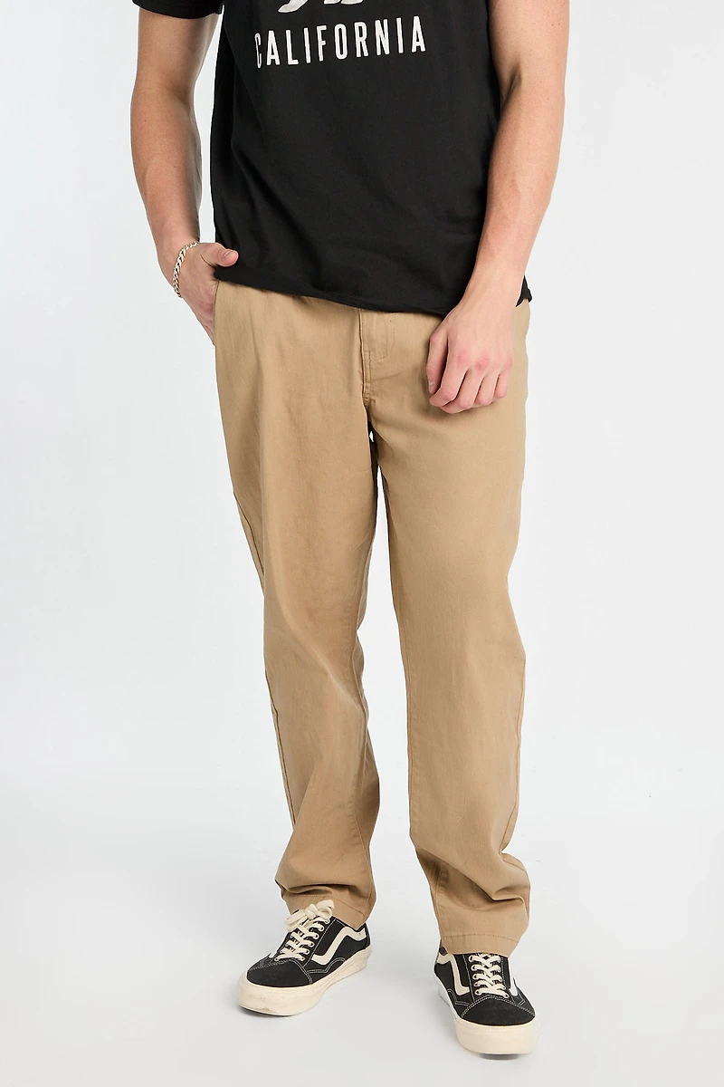 Relaxed Twill Pants