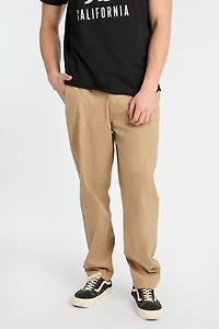 Relaxed Twill Pants