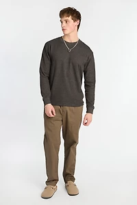 Relaxed Twill Pants