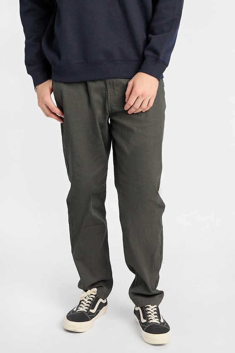 Relaxed Twill Pants