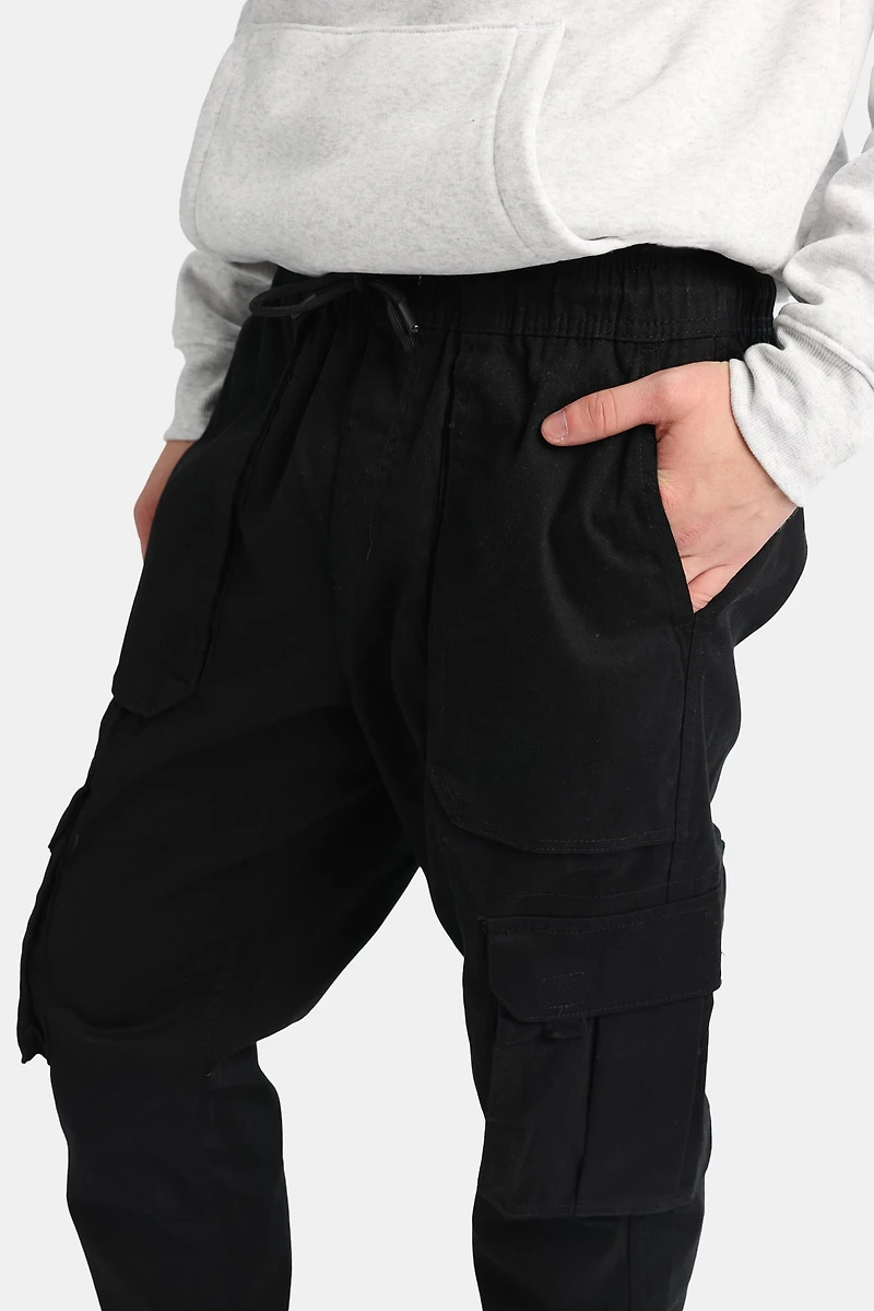 Relaxed Cargo Twill Jogger