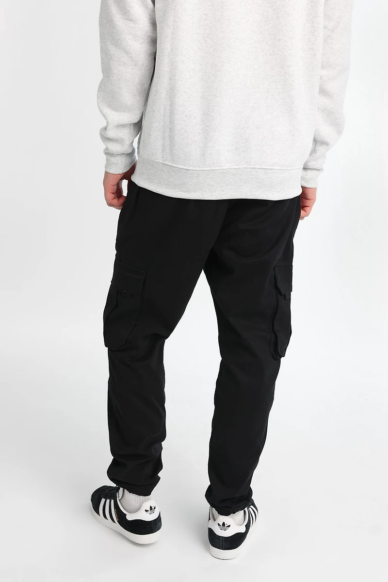 Relaxed Cargo Twill Jogger