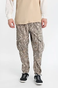Relaxed Cargo Twill Jogger