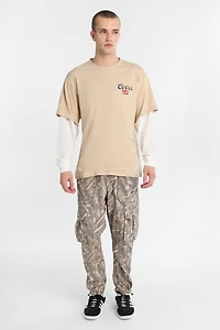 Relaxed Cargo Twill Jogger