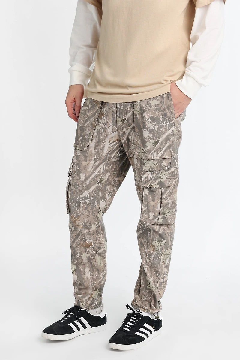 Relaxed Cargo Twill Jogger