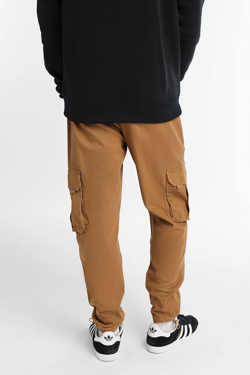 Relaxed Cargo Twill Jogger