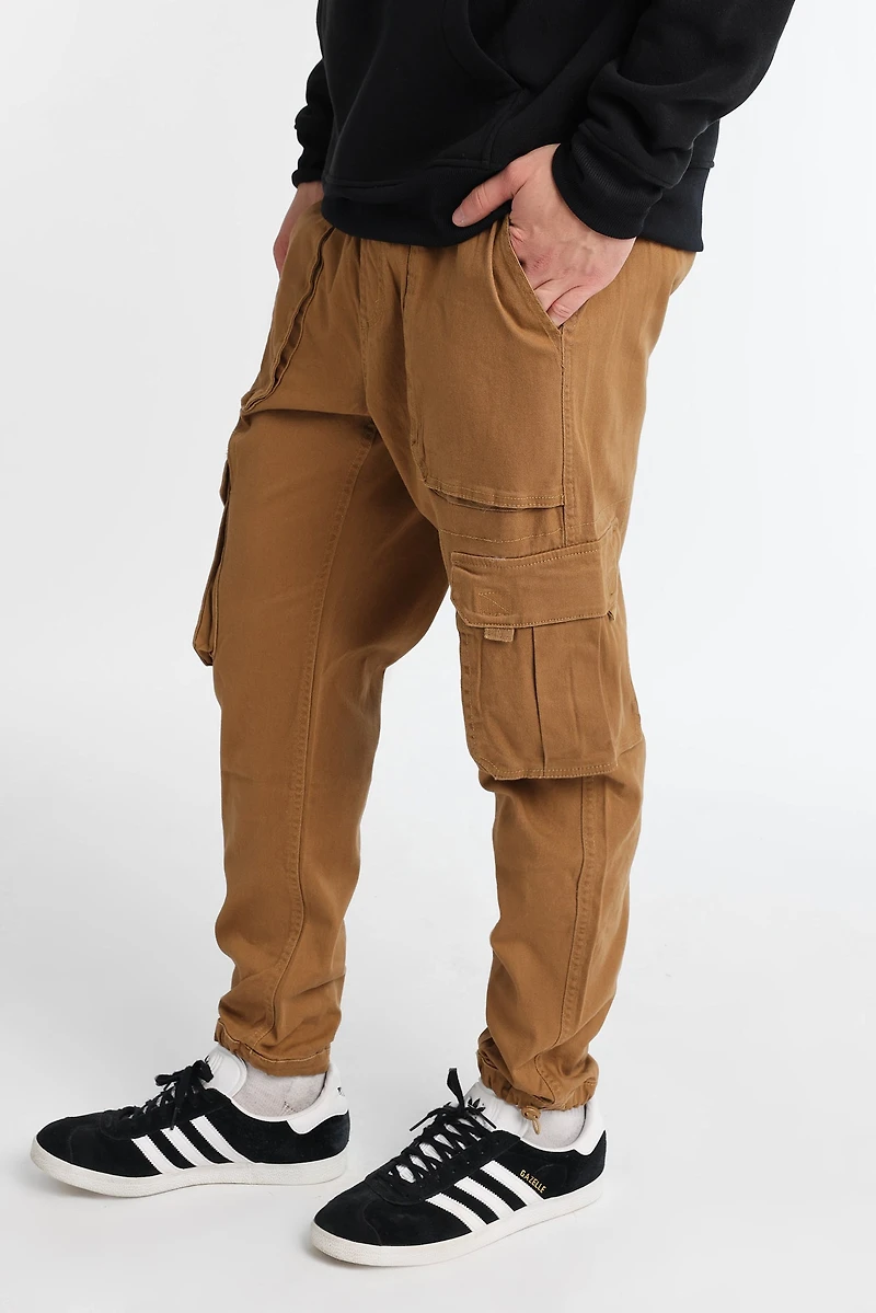 Relaxed Cargo Twill Jogger