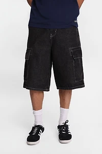 Baggy Cargo Denim Shorts
