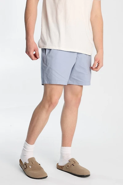 Short en popeline de coton