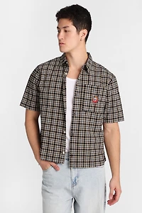 Chemise à carreaux brodé boule de billiard 7