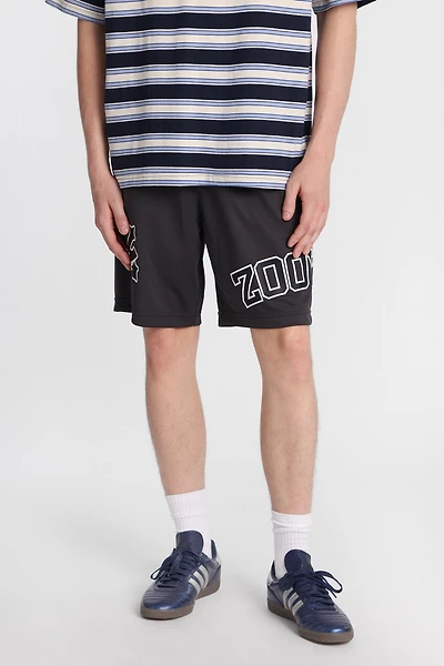 Short en maille imprimé logo Zoo York