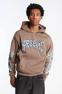 Haut à capuchon imprimé croix Arsenic