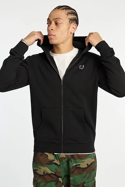 Zoo York Mens Solid Zip-Up Hoodie