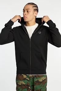 Zoo York Mens Solid Zip-Up Hoodie
