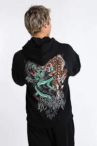 Arsenic Dragon & Tiger Graphic Hoodie