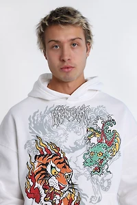 Arsenic Dragon & Tiger Graphic Hoodie