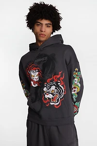 Arsenic Leopard Eagle Hoodie