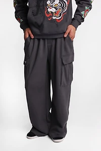 Pantalon de survêtement cargo super ample à jambe droite Zoo York