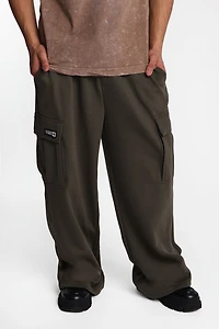 Zoo York Super Baggy Straight Leg Cargo Sweatpants