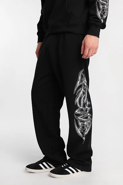 Arsenic Graphic Straight Leg Sweatpants