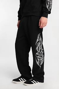 Arsenic Graphic Straight Leg Sweatpants