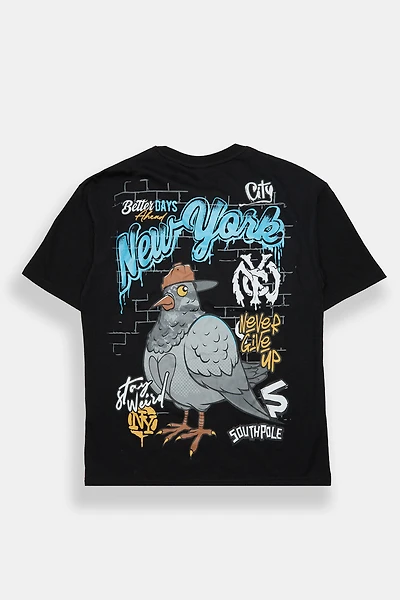 Southpole NYC Pigeon Graphic Tee