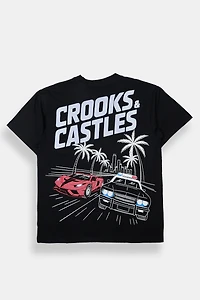 Mens Crooks & Castles Racing Graphic Tee