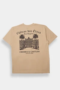 T-shirt imprimé Crooks & Castles Château des Élites homme