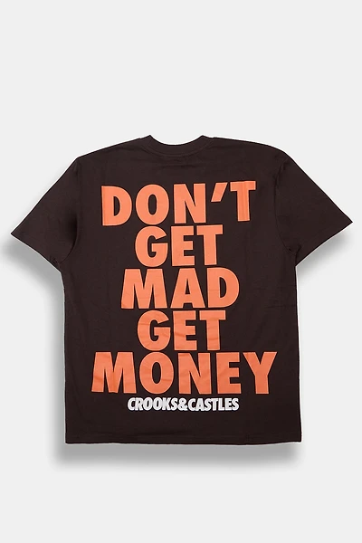 T-shirt imprimé Crooks & Castles Don't Get Mad Money homme