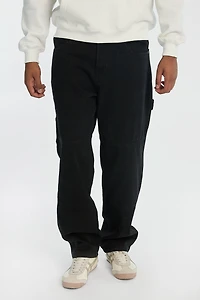 Mens Cut & Sew Black Carpenter Jeans