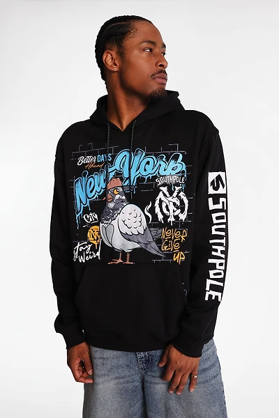 Southpole NYC Pigeon Graphic Hoodie