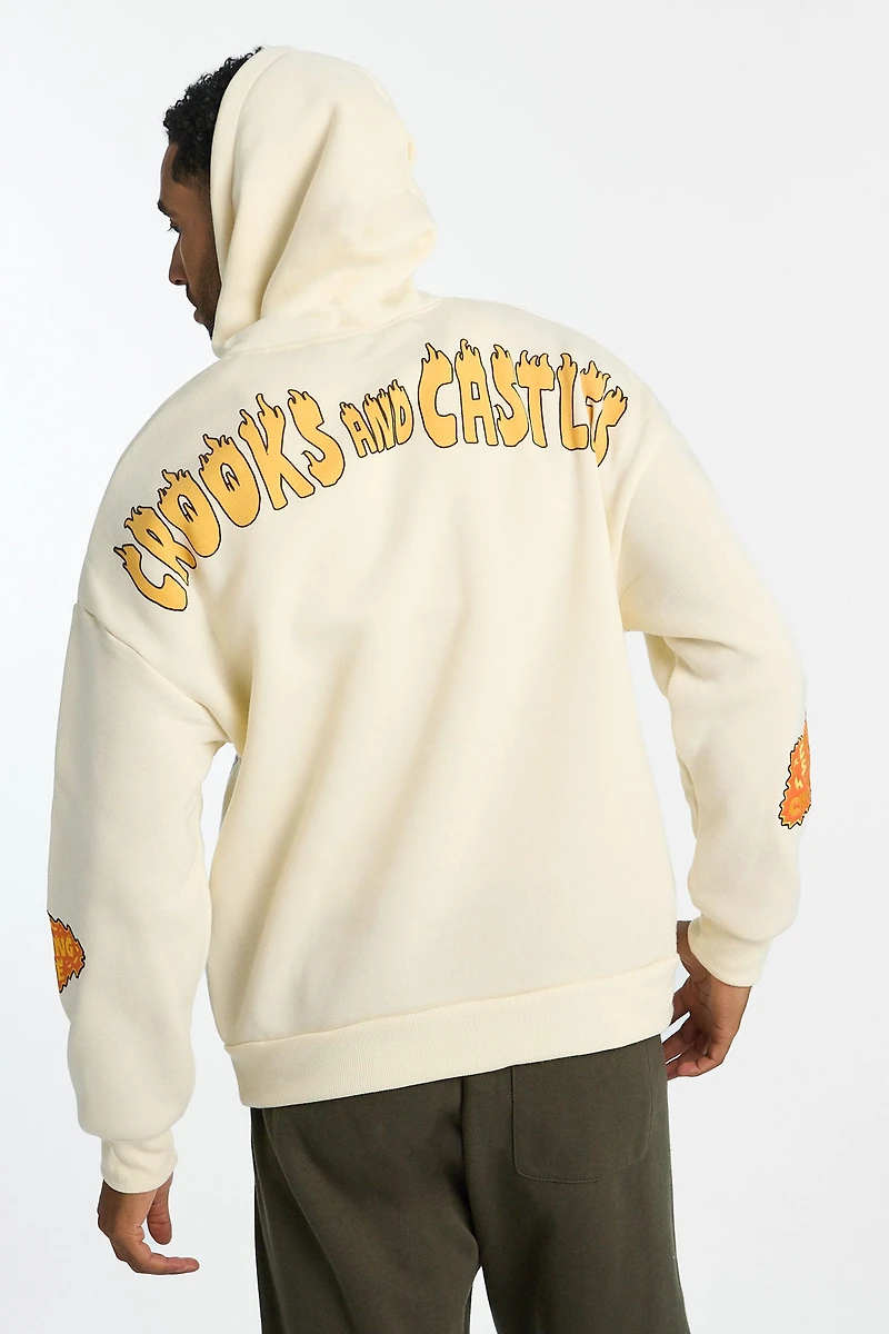Mens Crooks & Castles Graphic Hoodie