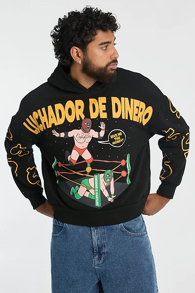 Haut à capuchon imprimé Luchador Crooks & Castles homme