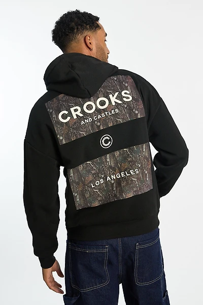 Mens Crooks & Castles Tree Camo Hoodie