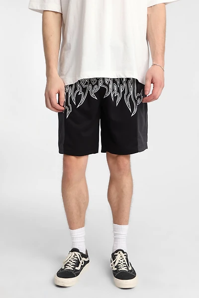 Arsenic Colour Block Mesh Shorts