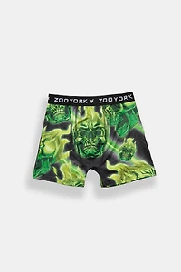 Zoo York Green Skulls Boxer Brief