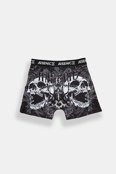Arsenic Screaming Skulls Boxer Brief
